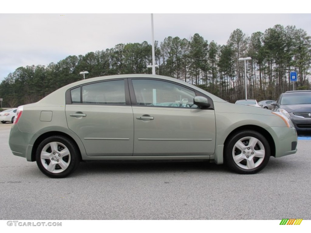2007 Sentra 2.0 S - Metallic Jade / Charcoal/Steel photo #6