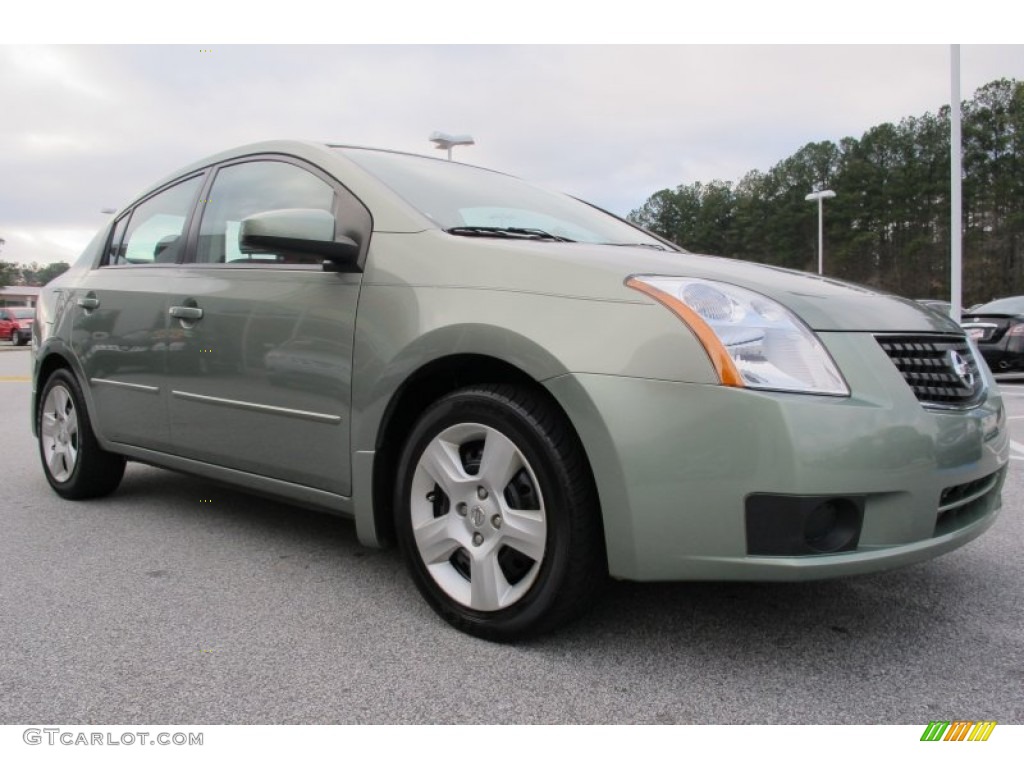 2007 Sentra 2.0 S - Metallic Jade / Charcoal/Steel photo #7