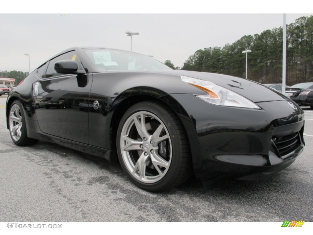 Magnetic Black 2012 Nissan 370Z Sport Touring Coupe Exterior Photo #58958343