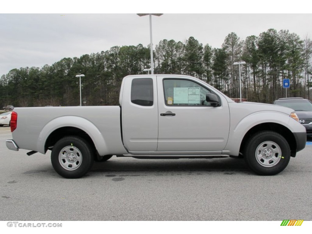 Brilliant Silver Metallic 2012 Nissan Frontier S King Cab Exterior Photo #58958454