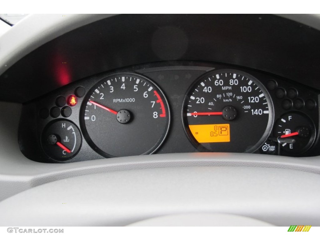 2012 Nissan Frontier S King Cab Gauges Photo #58958874