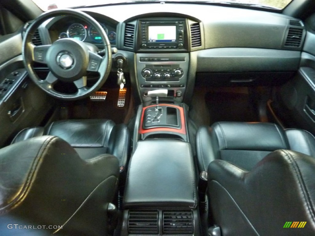 2006 Grand Cherokee SRT8 - Custom Matte Black / Medium Slate Gray photo #8