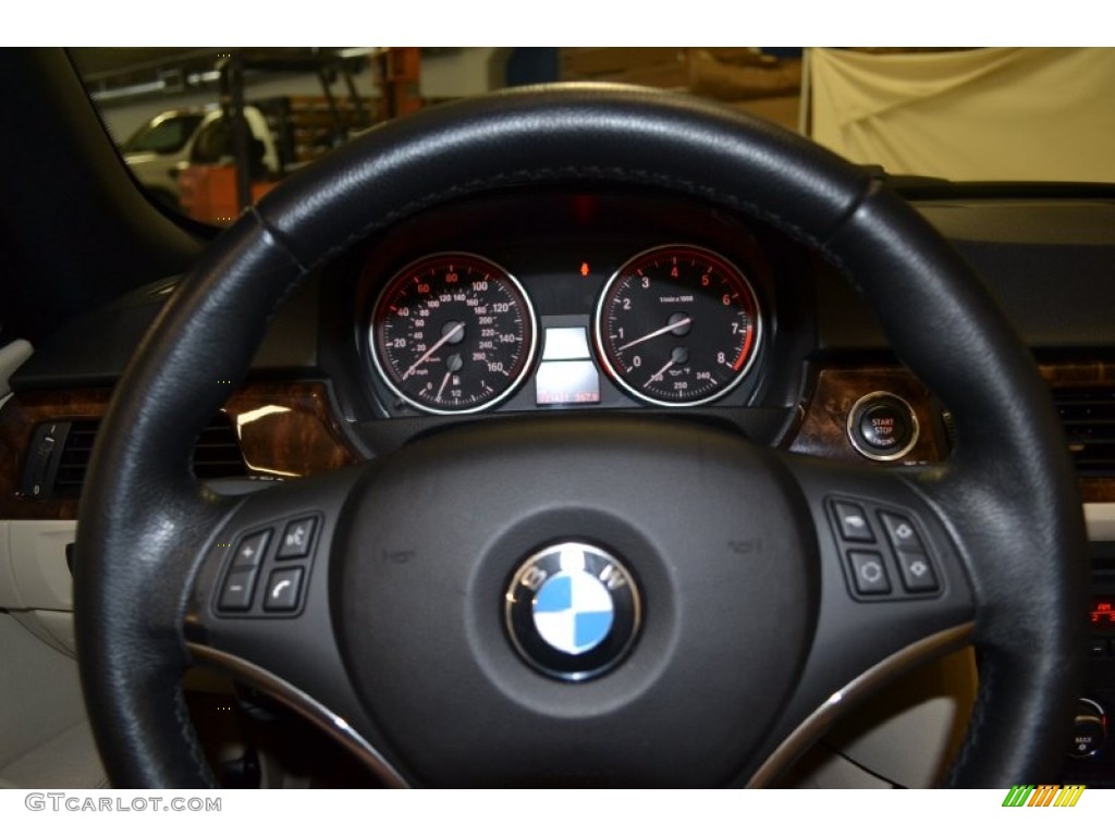 2009 3 Series 328i Convertible - Alpine White / Beige photo #15