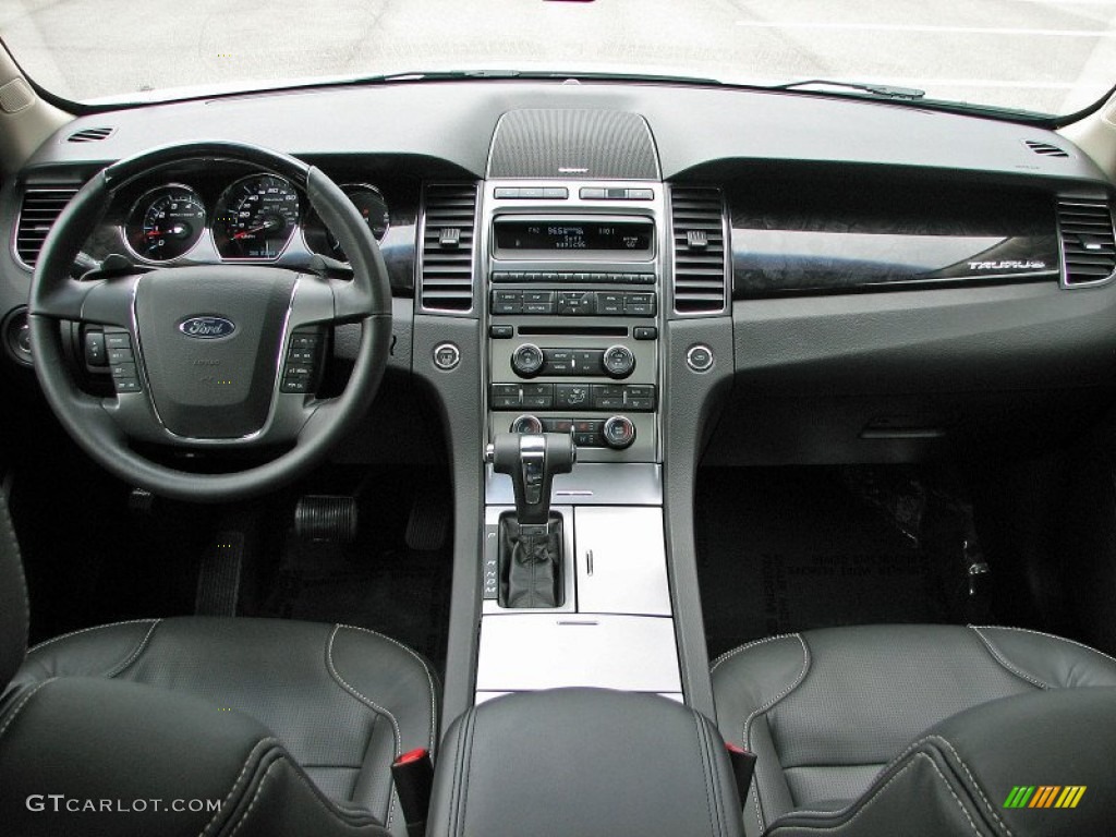 2011 Ford Taurus Limited Charcoal Black Dashboard Photo #58960566