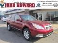 2012 Ruby Red Pearl Subaru Outback 2.5i Premium  photo #1