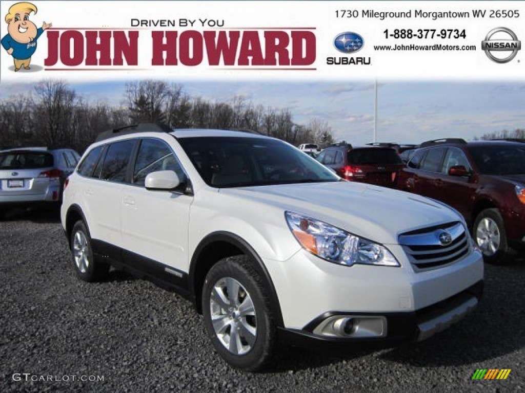 Satin White Pearl Subaru Outback