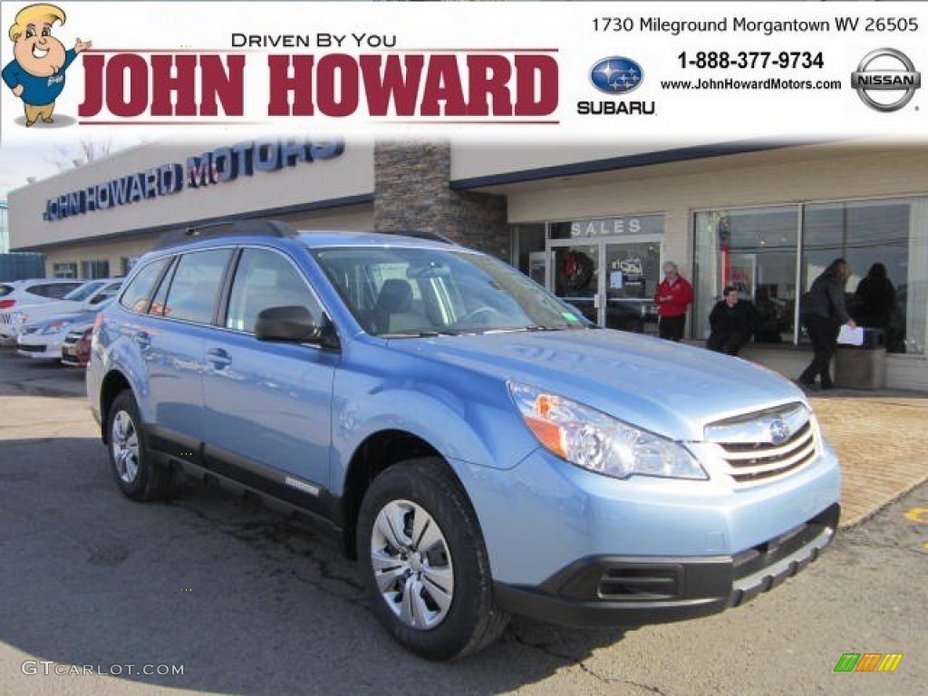 2012 Outback 2.5i - Sky Blue Metallic / Off Black photo #1