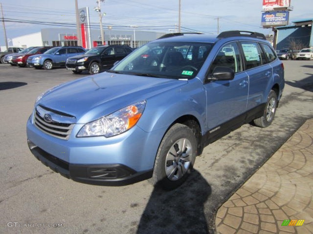 2012 Outback 2.5i - Sky Blue Metallic / Off Black photo #3