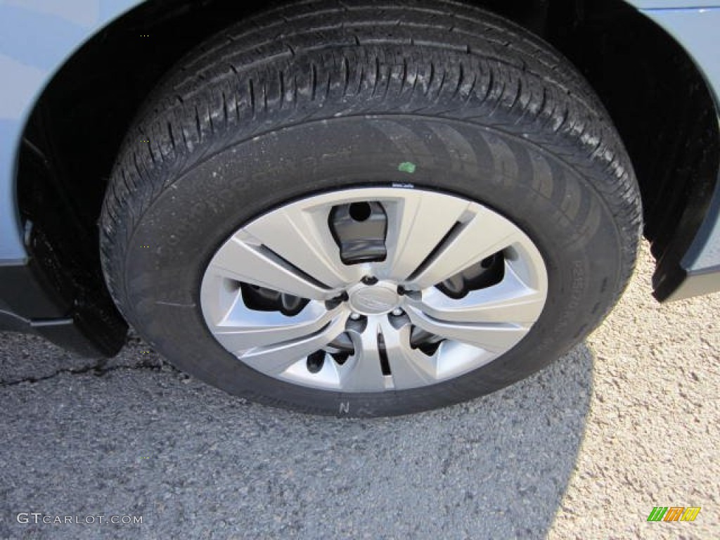 2012 Outback 2.5i - Sky Blue Metallic / Off Black photo #8