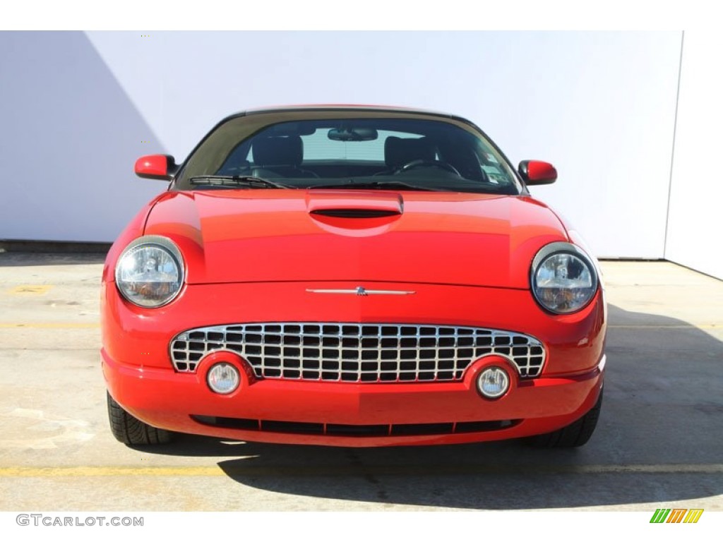 Torch Red 2002 Ford Thunderbird Premium Roadster Exterior Photo #58962360