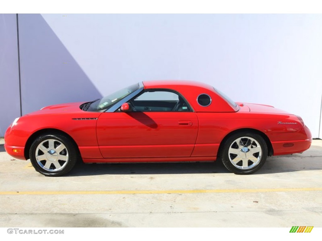 Torch Red 2002 Ford Thunderbird Premium Roadster Exterior Photo #58962399