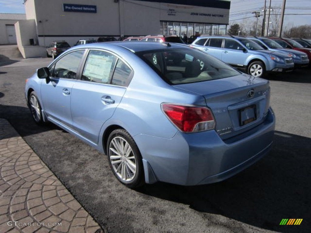 2012 Impreza 2.0i Premium 4 Door - Sky Blue Metallic / Ivory photo #5
