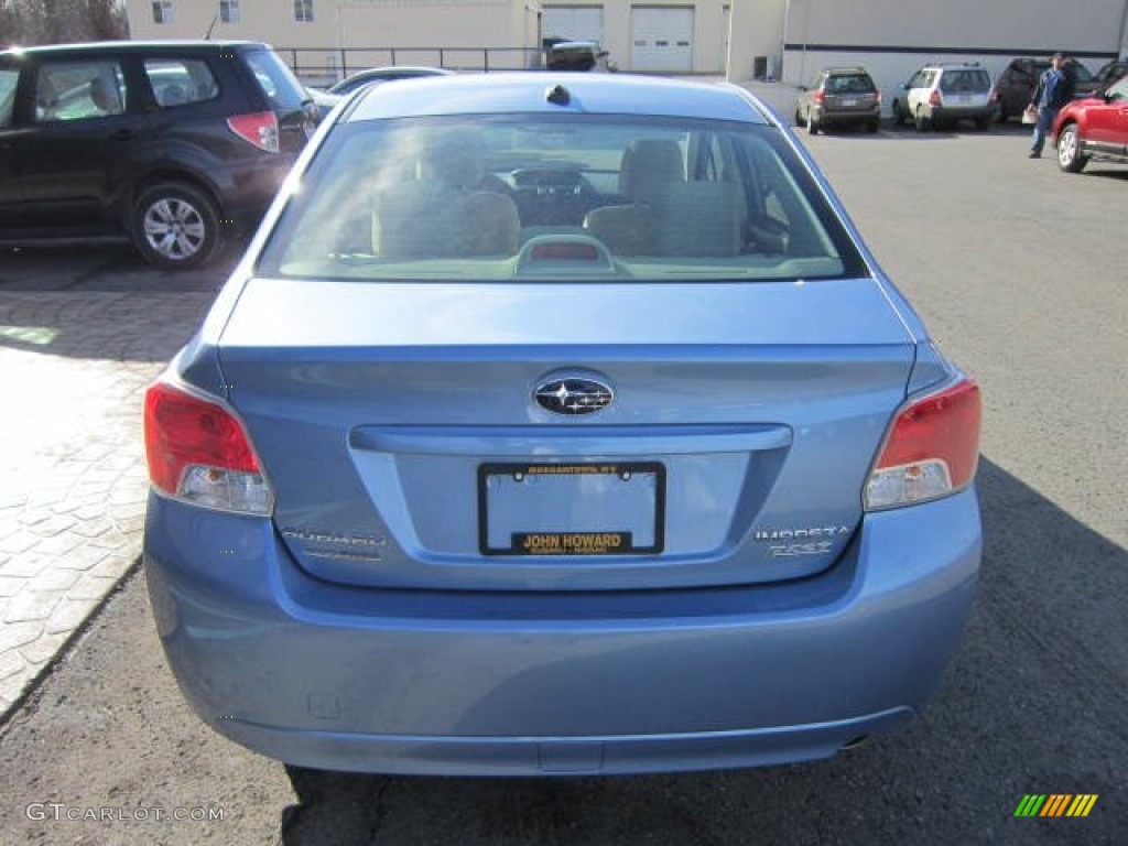 2012 Impreza 2.0i Premium 4 Door - Sky Blue Metallic / Ivory photo #6