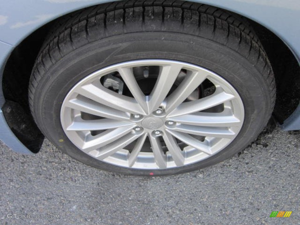 2012 Impreza 2.0i Premium 4 Door - Sky Blue Metallic / Ivory photo #8