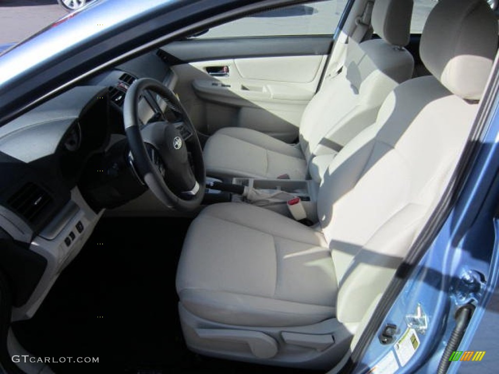 2012 Impreza 2.0i Premium 4 Door - Sky Blue Metallic / Ivory photo #14