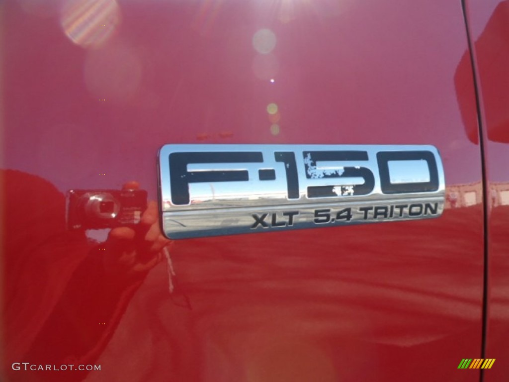 2006 F150 XLT SuperCrew 4x4 - Bright Red / Medium/Dark Flint photo #3