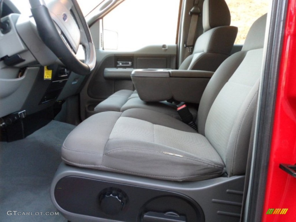 2006 F150 XLT SuperCrew 4x4 - Bright Red / Medium/Dark Flint photo #13