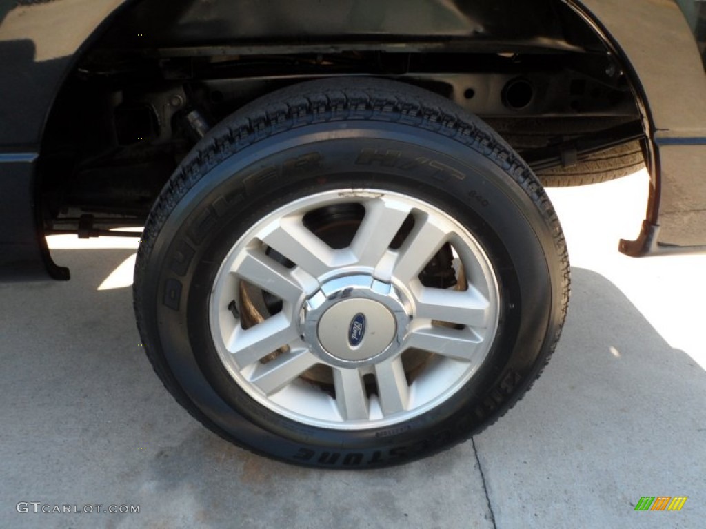 2004 F150 STX SuperCab - Black / Medium/Dark Flint photo #12