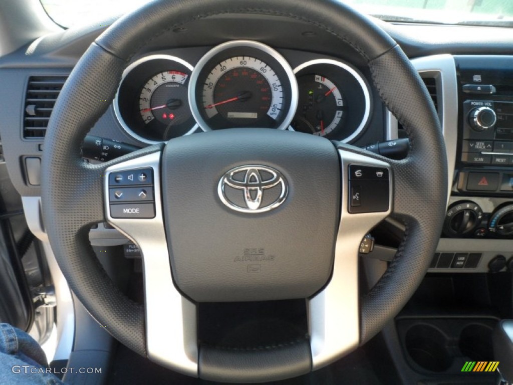 2012 Toyota Tacoma SR5 Prerunner Double Cab Steering Wheel Photos