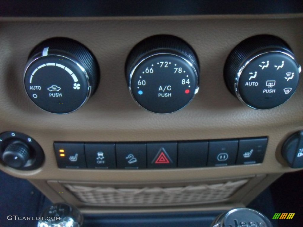 2012 Jeep Wrangler Unlimited Sahara 4x4 Controls Photo #58965450