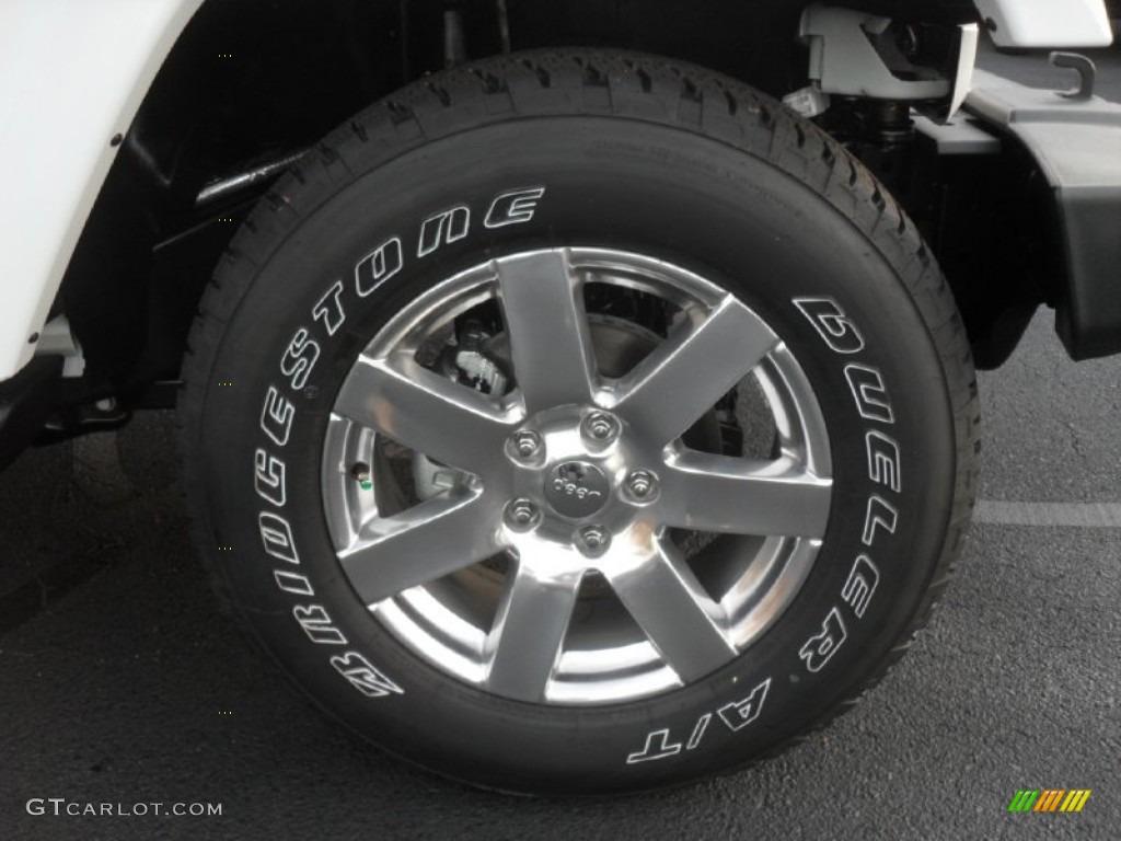 2012 Jeep Wrangler Unlimited Sahara 4x4 Wheel Photo #58965534