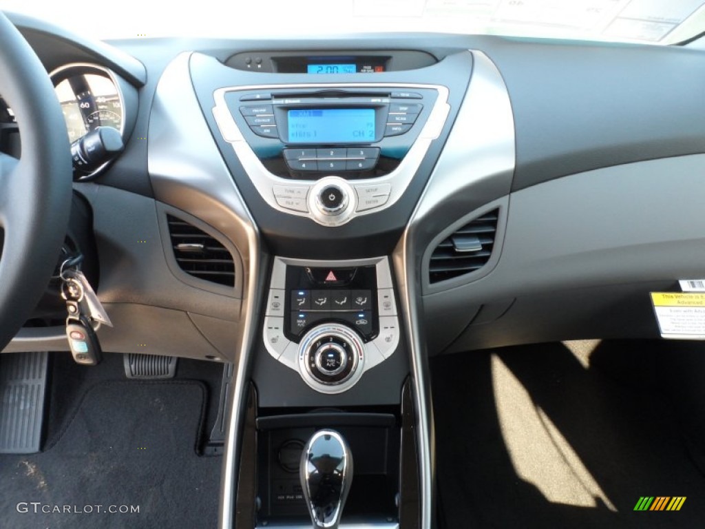 2012 Elantra Limited - Indigo Night Blue / Gray photo #28