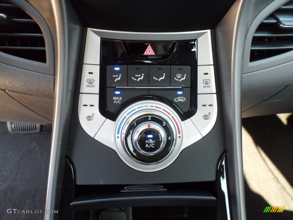 2012 Elantra Limited - Indigo Night Blue / Gray photo #30