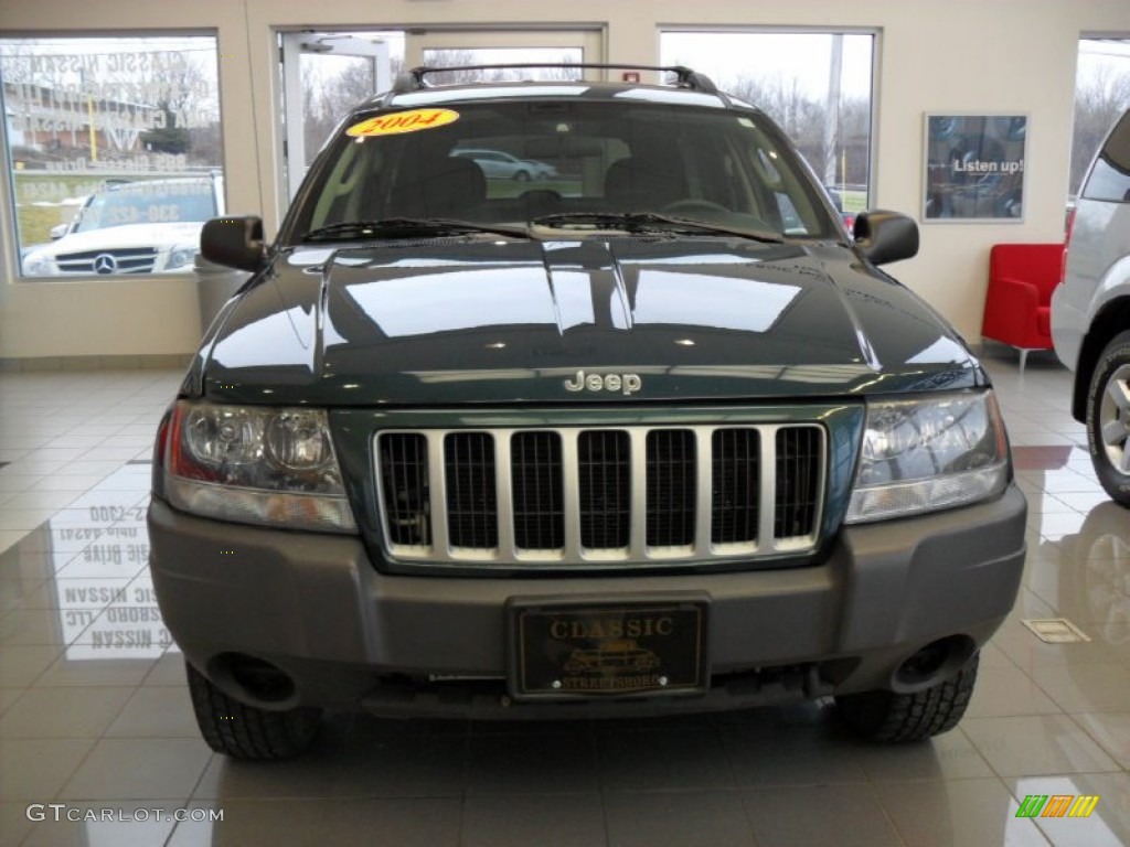 2004 Grand Cherokee Laredo 4x4 - Deep Beryl Green Pearl / Dark Slate Gray photo #10