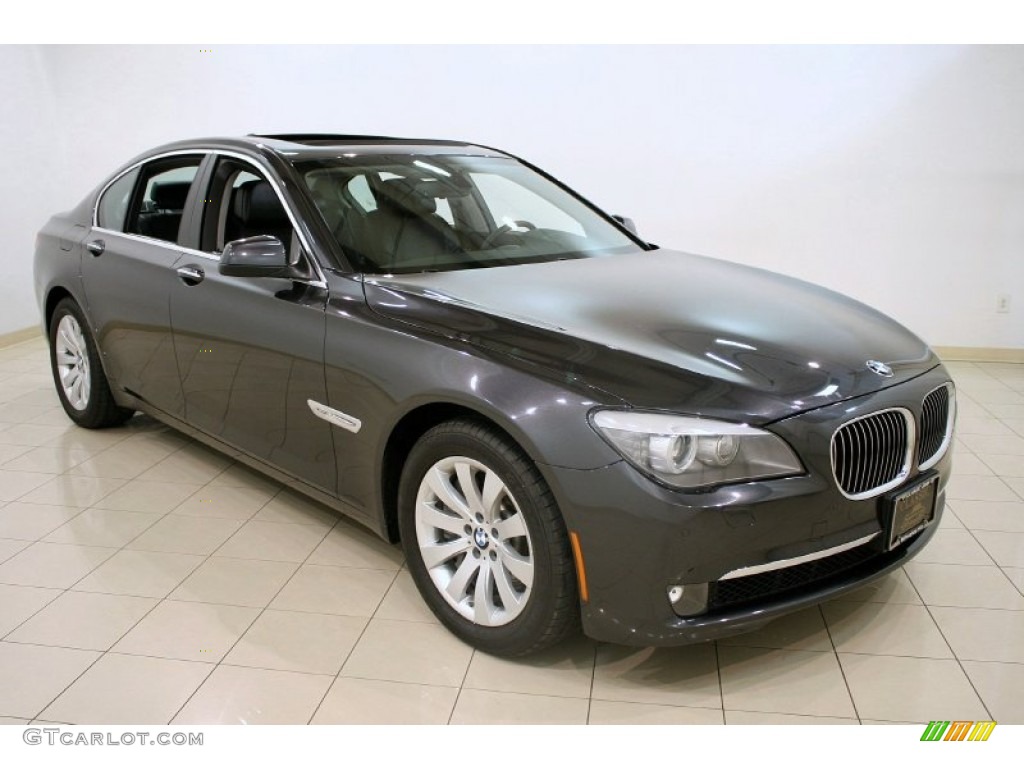 2011 7 Series 750i xDrive Sedan - Dark Graphite Metallic / Black Nappa Leather photo #1