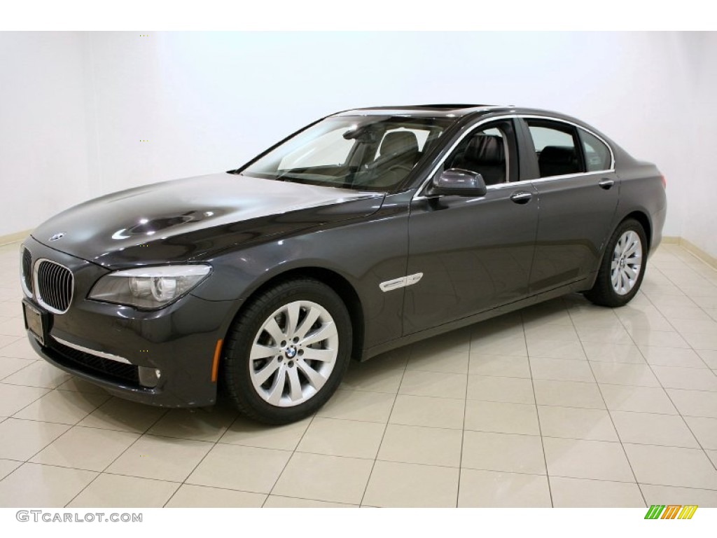 2011 7 Series 750i xDrive Sedan - Dark Graphite Metallic / Black Nappa Leather photo #3