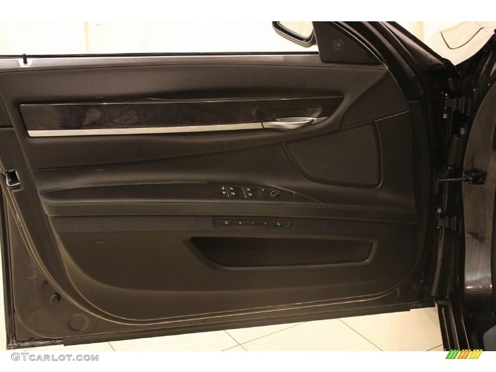 2011 7 Series 750i xDrive Sedan - Dark Graphite Metallic / Black Nappa Leather photo #5