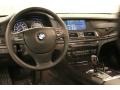 Black Nappa Leather 2011 BMW 7 Series 750i xDrive Sedan Dashboard