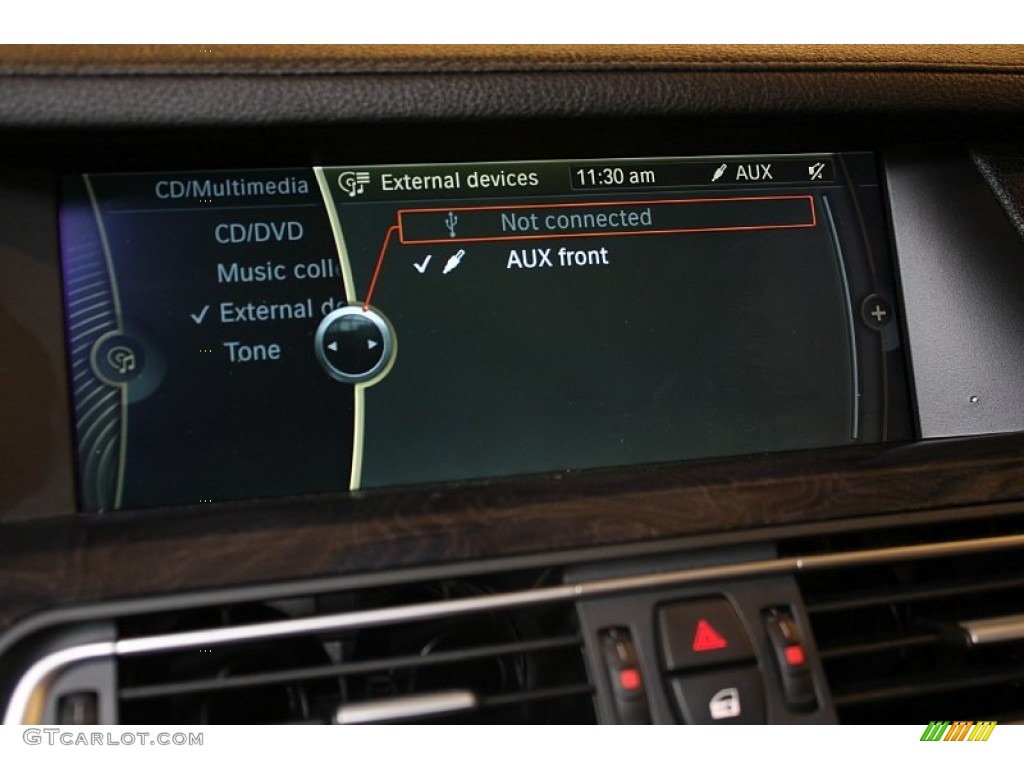 2011 7 Series 750i xDrive Sedan - Dark Graphite Metallic / Black Nappa Leather photo #16