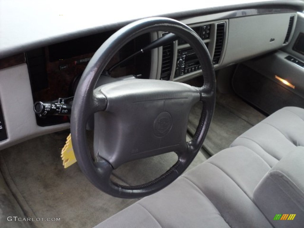 1996 Cadillac Fleetwood Standard Fleetwood Model Gray Steering Wheel Photo #58968360