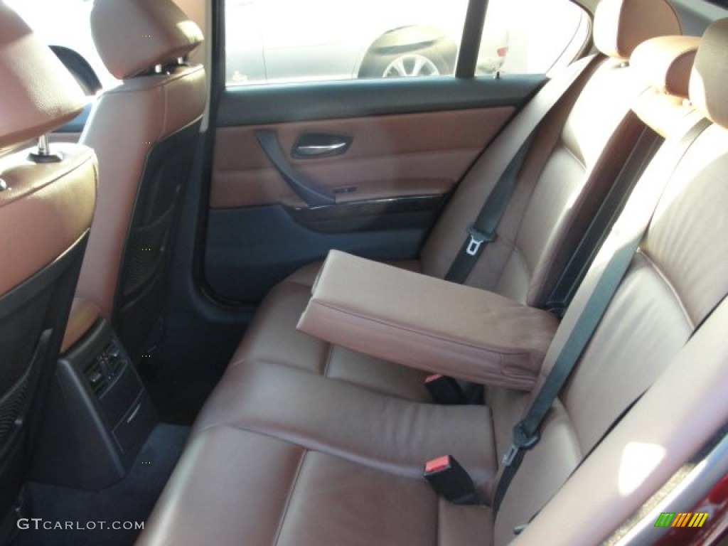 2007 3 Series 328i Sedan - Barrique Red Metallic / Terra/Black Dakota Leather photo #23