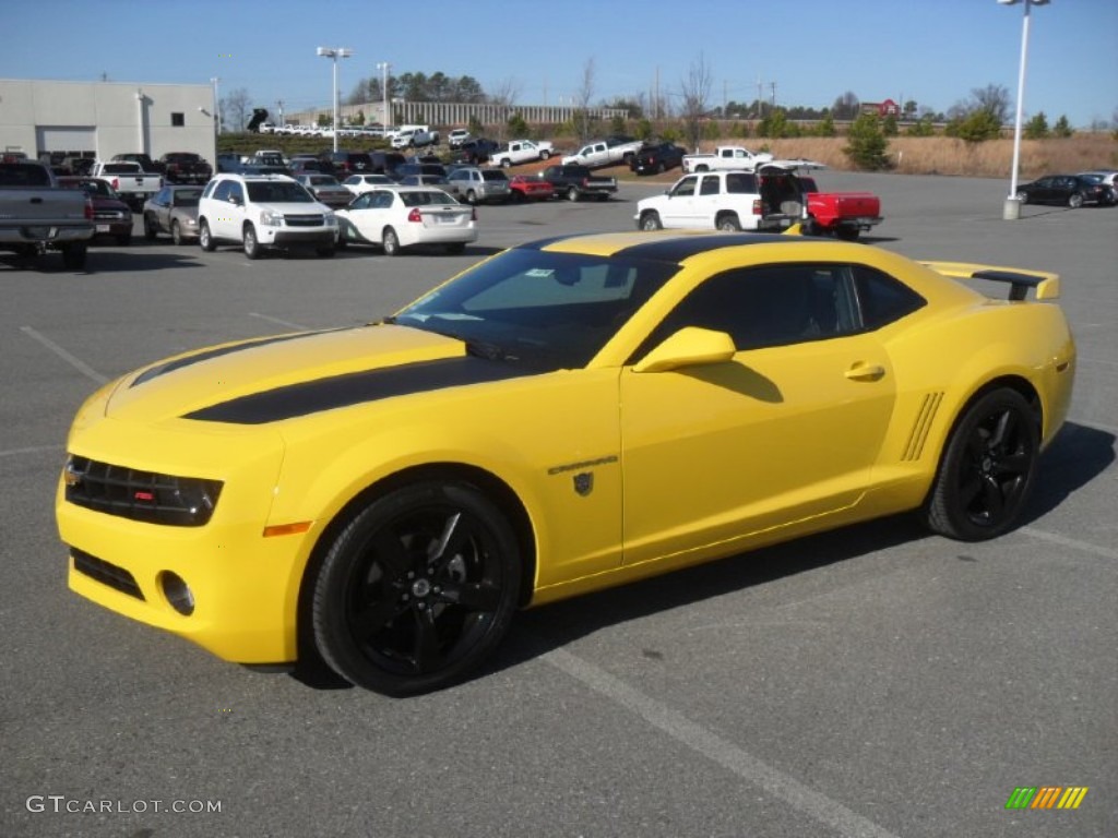 Rally Yellow 2012 Chevrolet Camaro LT Coupe Transformers Special Edition Exterior Photo #58970392