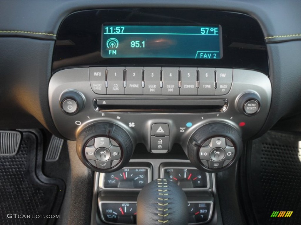 2012 Chevrolet Camaro LT Coupe Transformers Special Edition Controls Photos