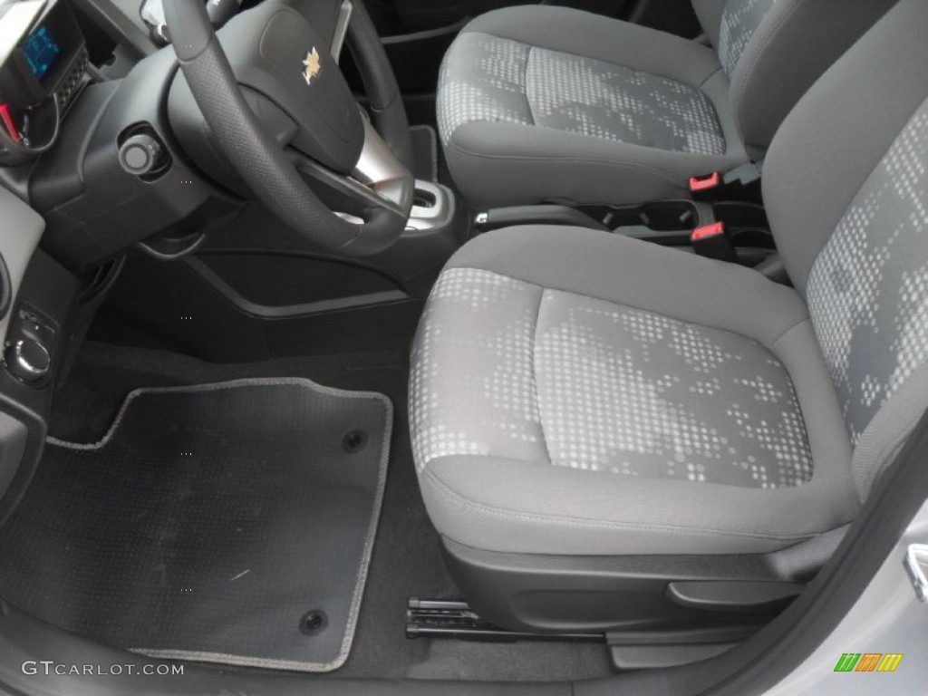 2012 Sonic LS Sedan - Silver Ice Metallic / Jet Black/Dark Titanium photo #8