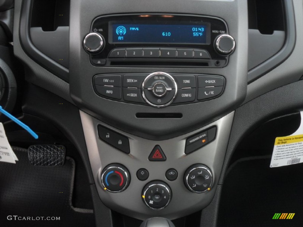 2012 Sonic LS Sedan - Silver Ice Metallic / Jet Black/Dark Titanium photo #12