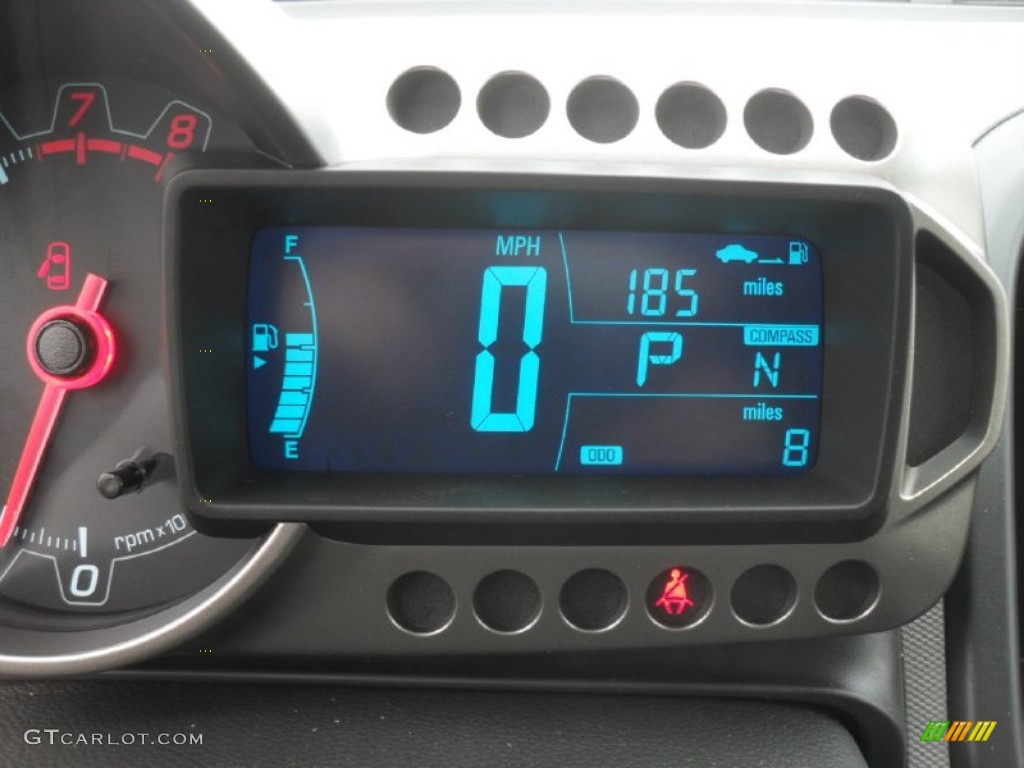 2012 Sonic LS Sedan - Silver Ice Metallic / Jet Black/Dark Titanium photo #14