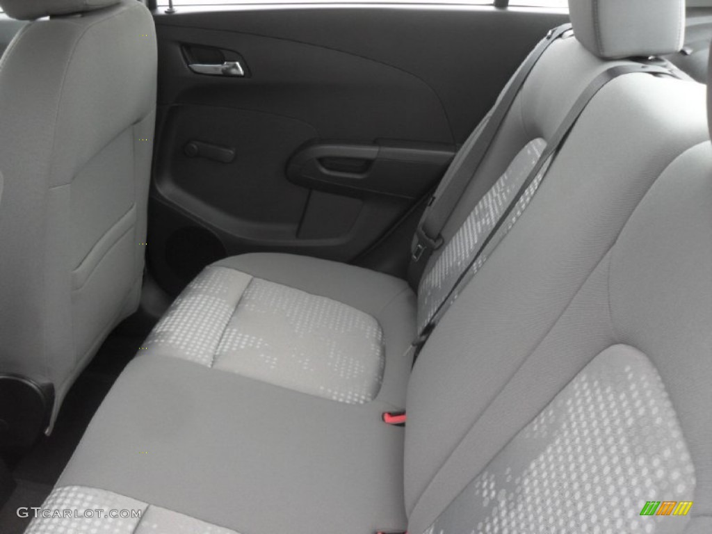 2012 Sonic LS Sedan - Silver Ice Metallic / Jet Black/Dark Titanium photo #15