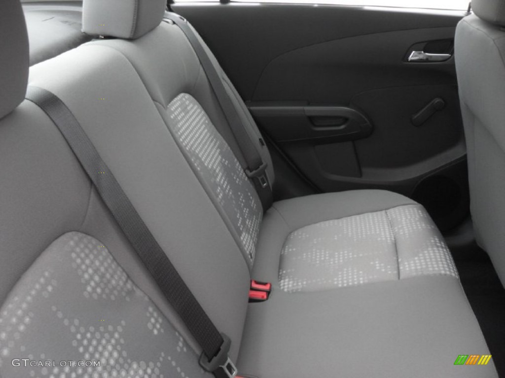 2012 Sonic LS Sedan - Silver Ice Metallic / Jet Black/Dark Titanium photo #19