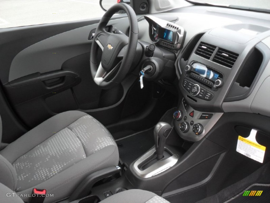 2012 Sonic LS Sedan - Silver Ice Metallic / Jet Black/Dark Titanium photo #21