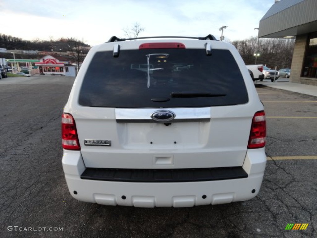 2012 Escape Limited 4WD - White Suede / Charcoal Black photo #3