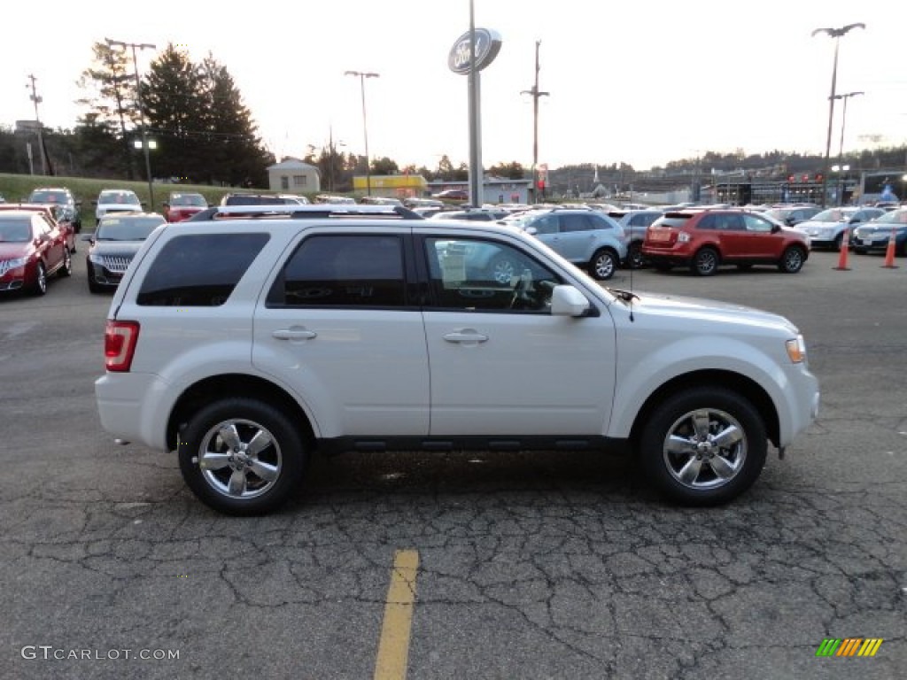 2012 Escape Limited 4WD - White Suede / Charcoal Black photo #5