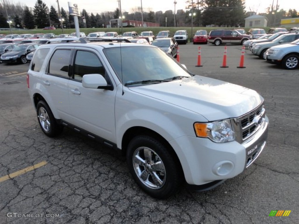 2012 Escape Limited 4WD - White Suede / Charcoal Black photo #6