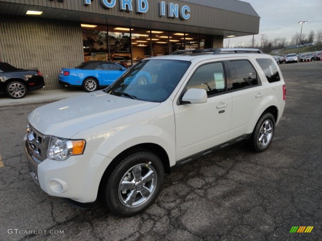 2012 Escape Limited 4WD - White Suede / Charcoal Black photo #8