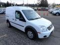 Frozen White 2012 Ford Transit Connect XLT Van Exterior