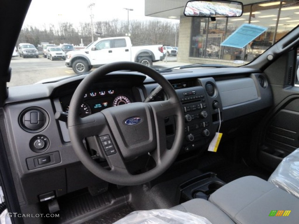 2012 Ford F150 XL Regular Cab Steel Gray Dashboard Photo #58976801