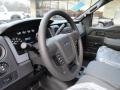 Steel Gray 2012 Ford F150 XL Regular Cab Steering Wheel